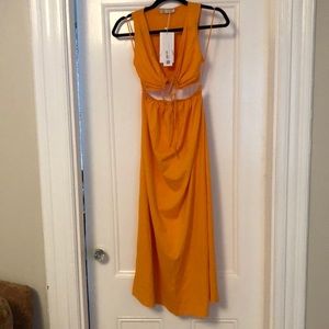 Zara maxi size sm nwt tangerine
